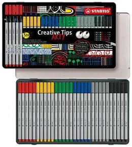 Kreativset STABILO Creative Tips ARTY 30-teiliges CLASSIC - Set - 6 verschiedene Farben